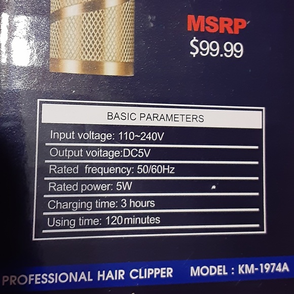 SMS Professional Hair Clipper - Picture 4 of 4